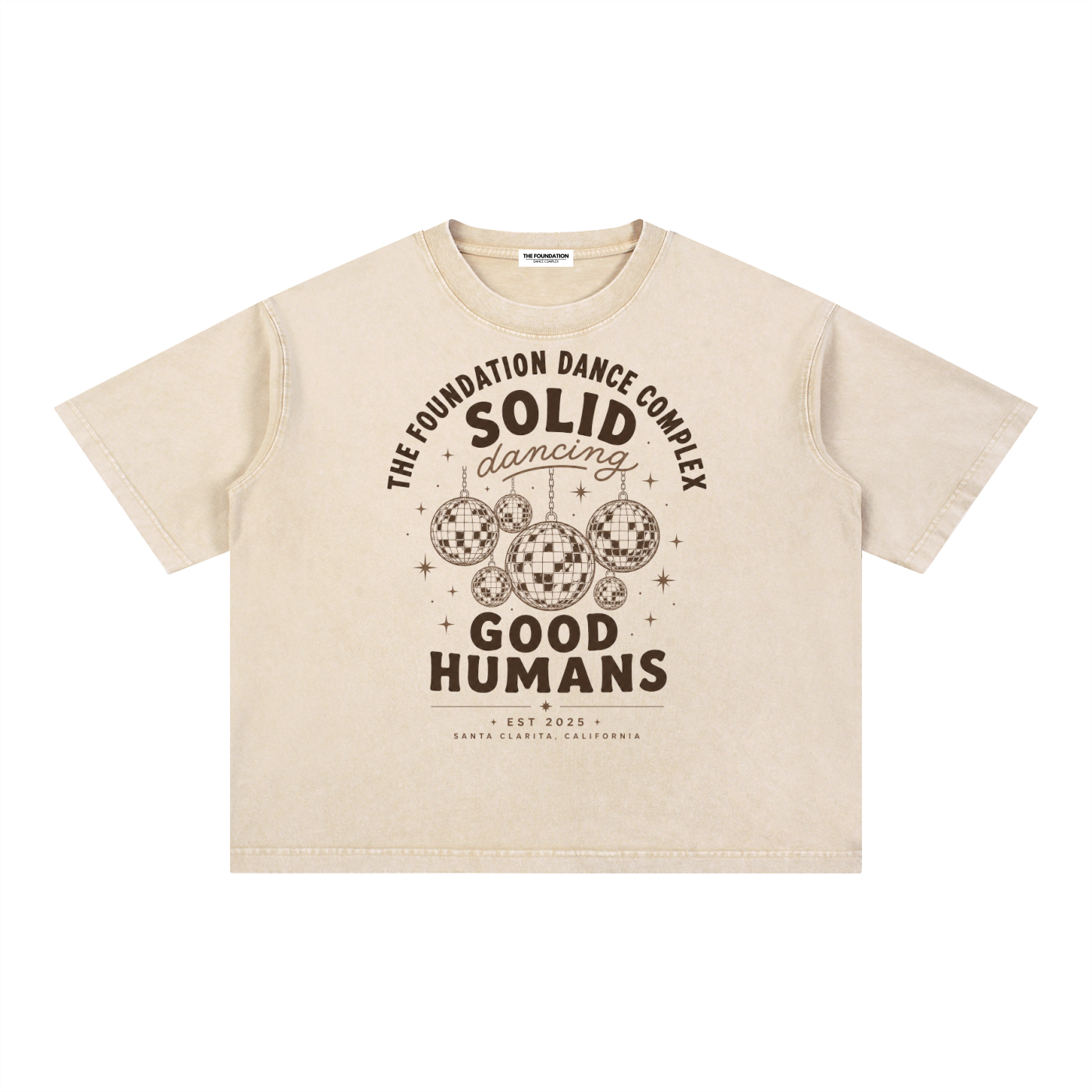Mineral Wash Boxy Cotton T-Shirt