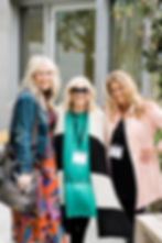 Unscripted Interior Design principals Kate Pourhassanian, Kari Armstrong, and Kasey Miller
