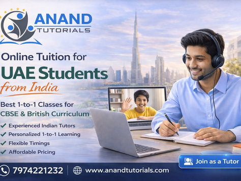 Online Tuition for UAE Students from India: Best 1-to-1 Classes for CBSE & British Curriculum