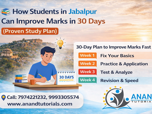 📚 How Students in Jabalpur Can Improve Marks in 30 Days (Proven Study Plan)