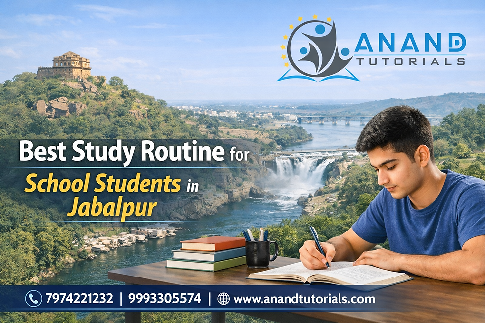 Best Study Routine for School Students in Jabalpur (Science-Based Time Table)