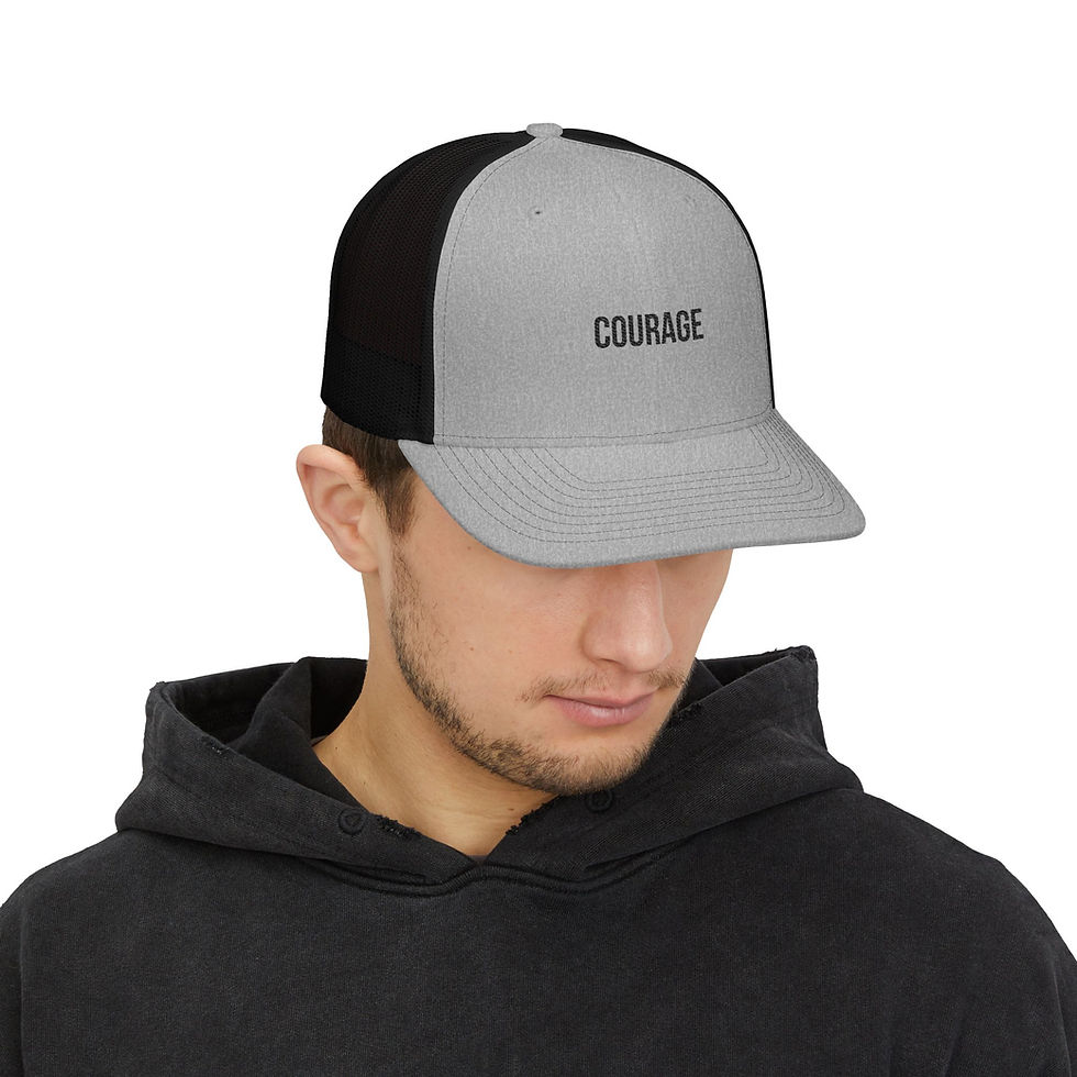 Thumbnail: Courage - Snapback Trucker Cap (Embroidery)