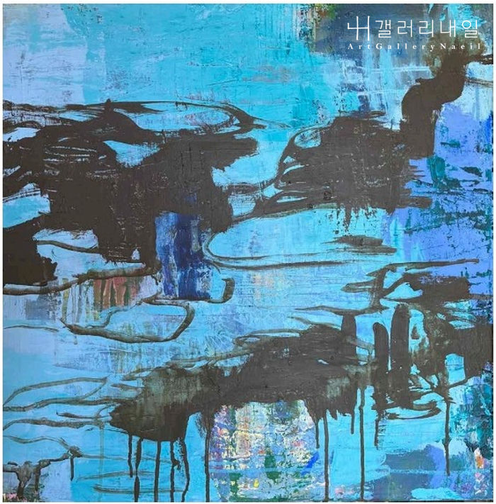 JOSEFIN HILL, Gratitude, 캔버스에 안료 및 아크릴, 60 × 60 cm, 2026