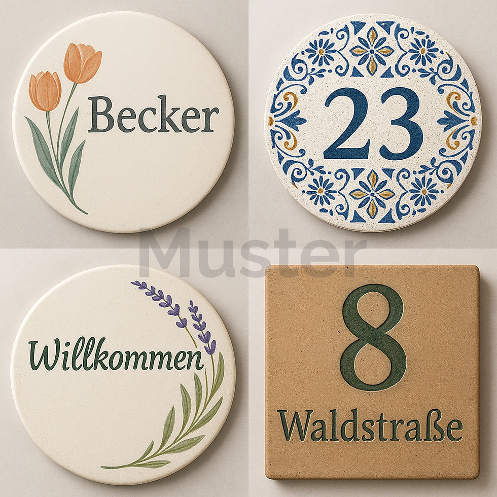 Miniaturbild: Personalisierte Schilder für Haus, Garten, Firma