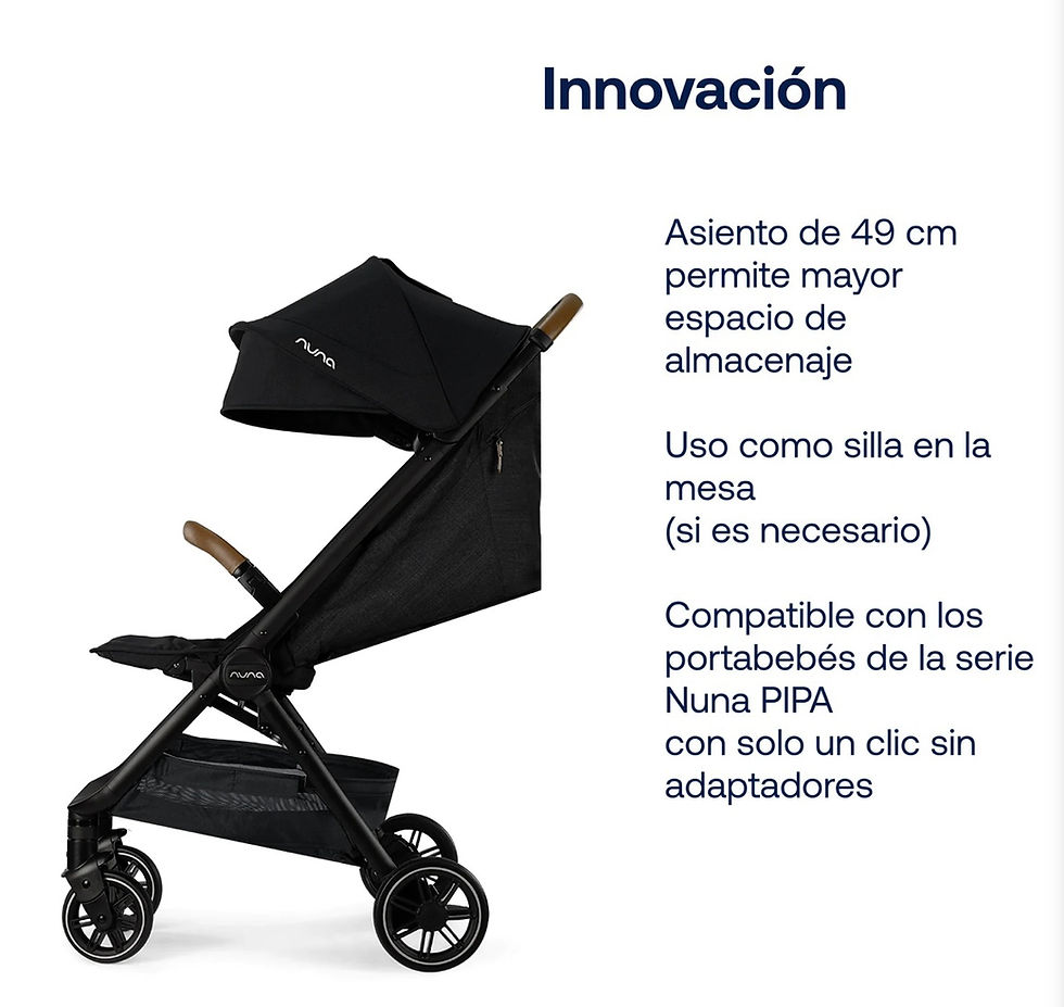 Miniatura: Coche de Paseo TRVL Negro - Nuna 