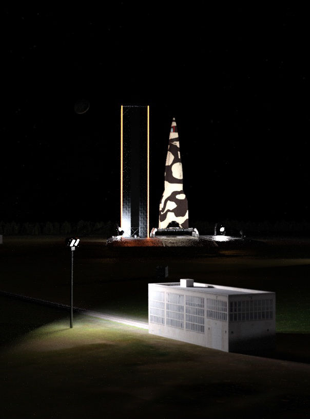 CGI of America Rocket