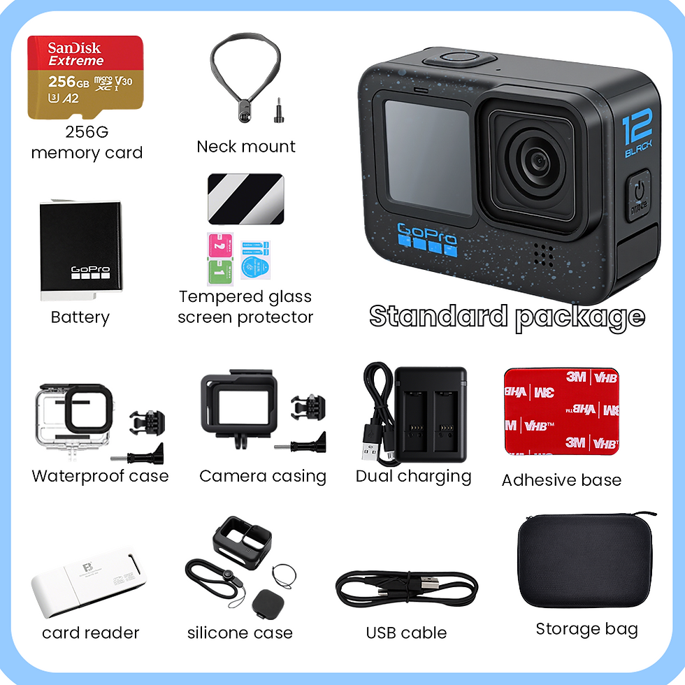 Thumbnail: GoPro HERO12 Black Action Camera HyperSmooth 5.3K 60fps Video 27MP Go Pro12  5.3