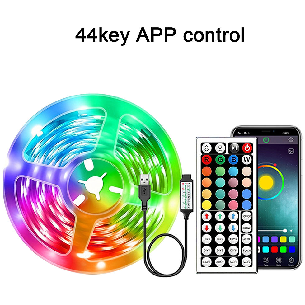 Thumbnail: RGB Led Strip Lights 5m 10m 20m 30m Led Room Light with APP Control Flexible Rib