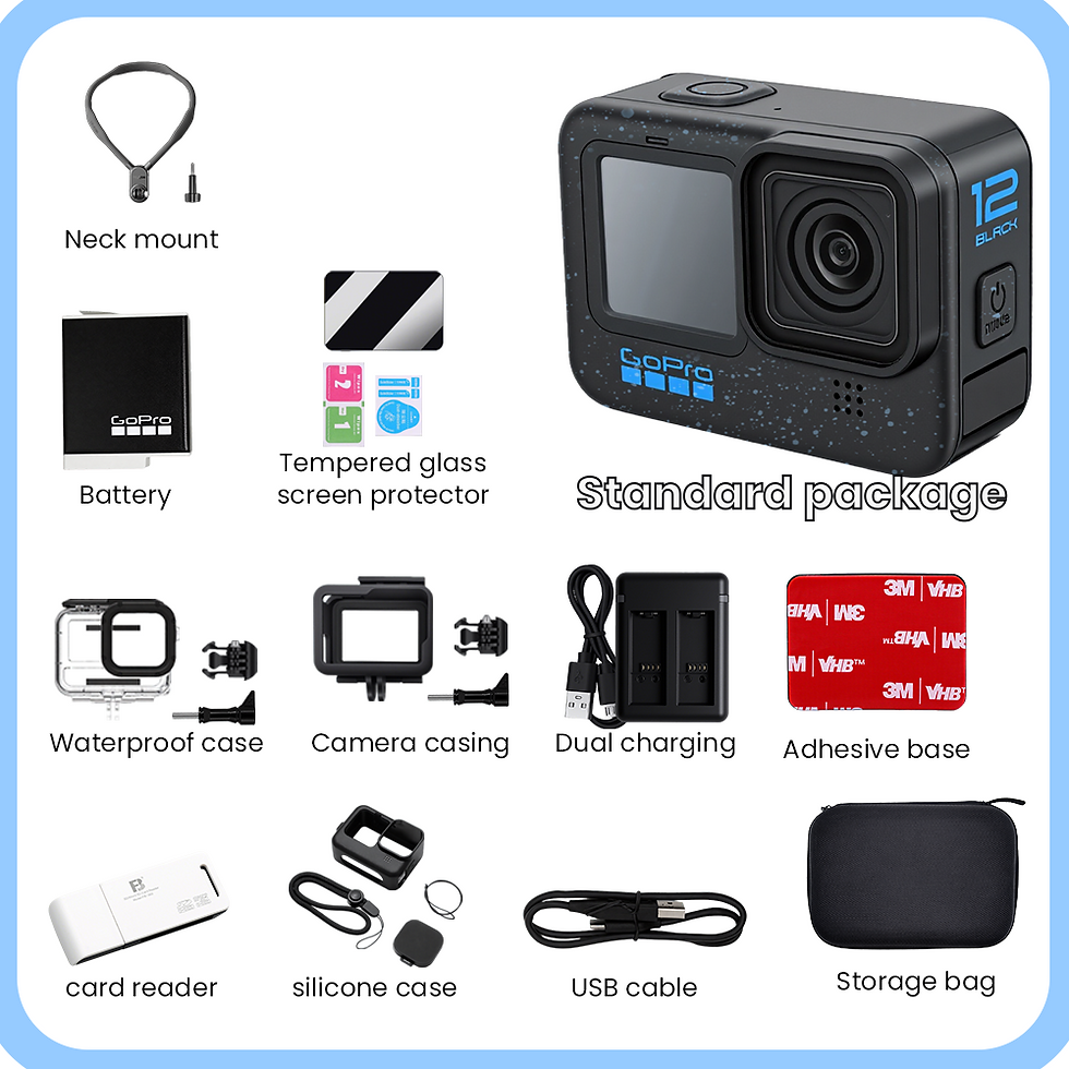 Thumbnail: GoPro HERO12 Black Action Camera HyperSmooth 5.3K 60fps Video 27MP Go Pro12  5.3