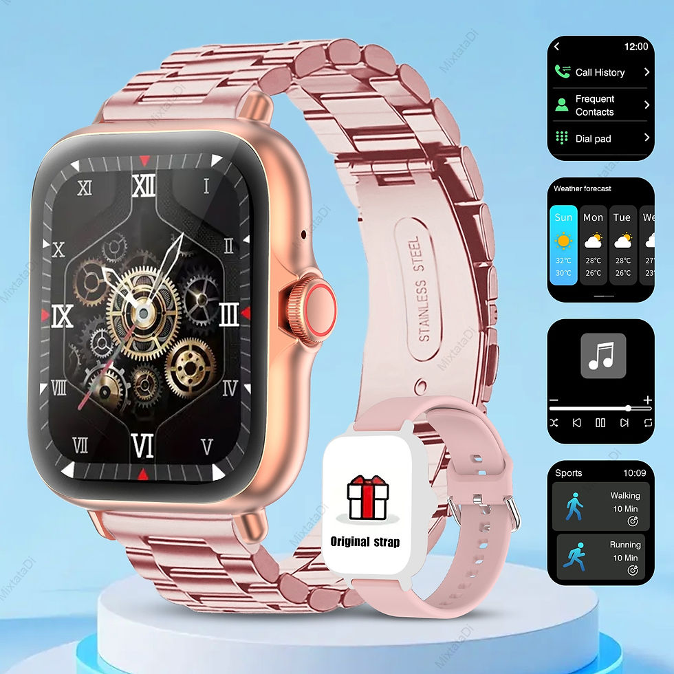 Thumbnail: Zentrix1.83'' Smart Watch with Message Answer Call Sleep Monitoring Sports Pedom