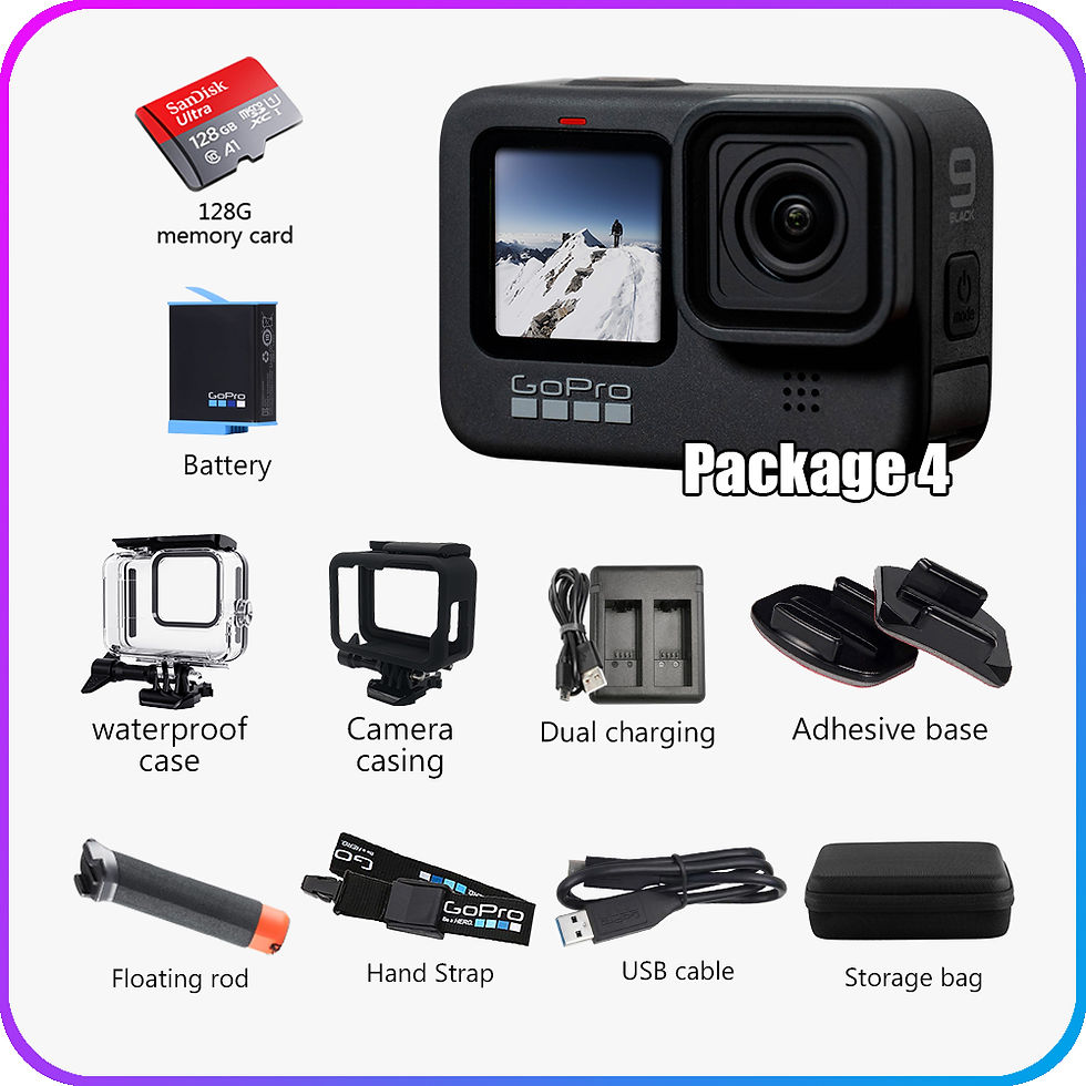 Thumbnail: GoPro HERO 9 Black Action Camera 4K 5K with Color Front Screen Sports Cam 20MP P