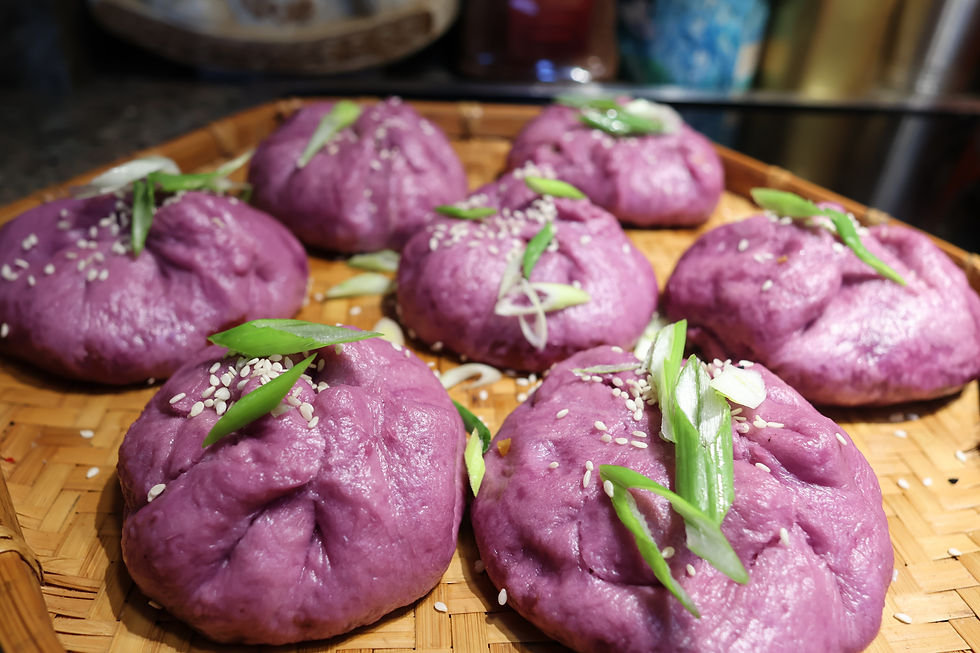 Purple Sweet Potato Buns