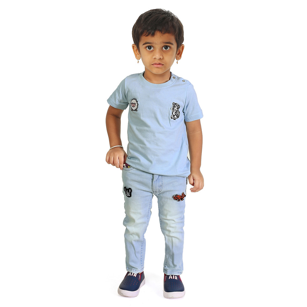 Thumbnail: BOYS JEANS JUNIOR 1-6 YRS