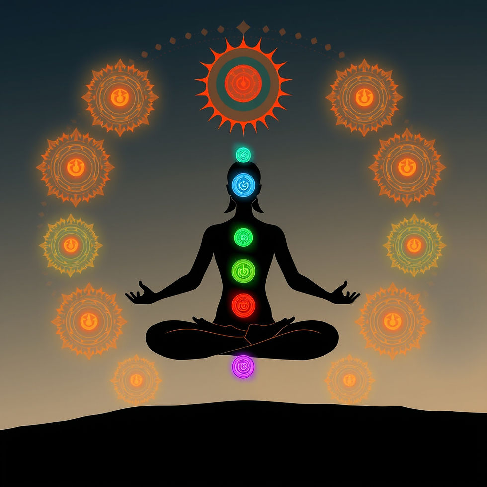 Moving energy through the chakras