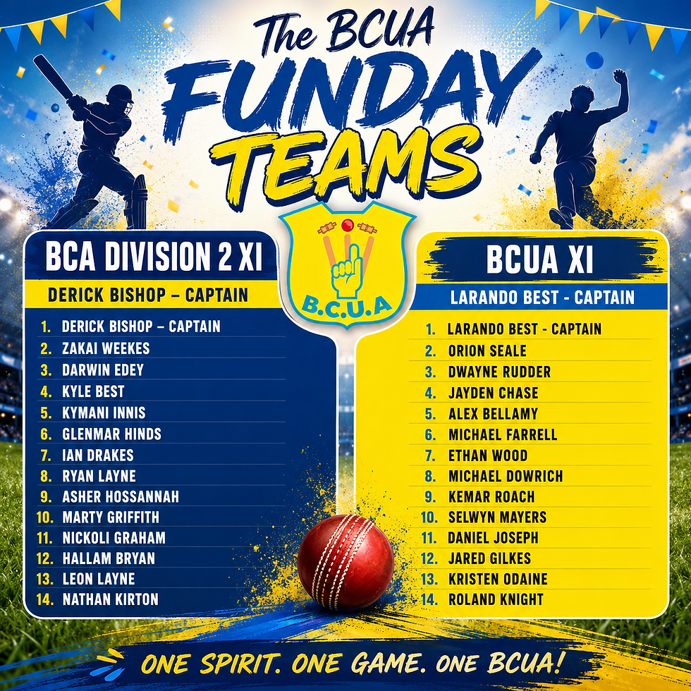 The BCUA FUNDAY MATCH 2026