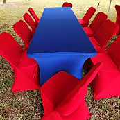 table and chair cover rental