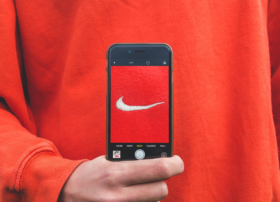 Nike and selfie for social media