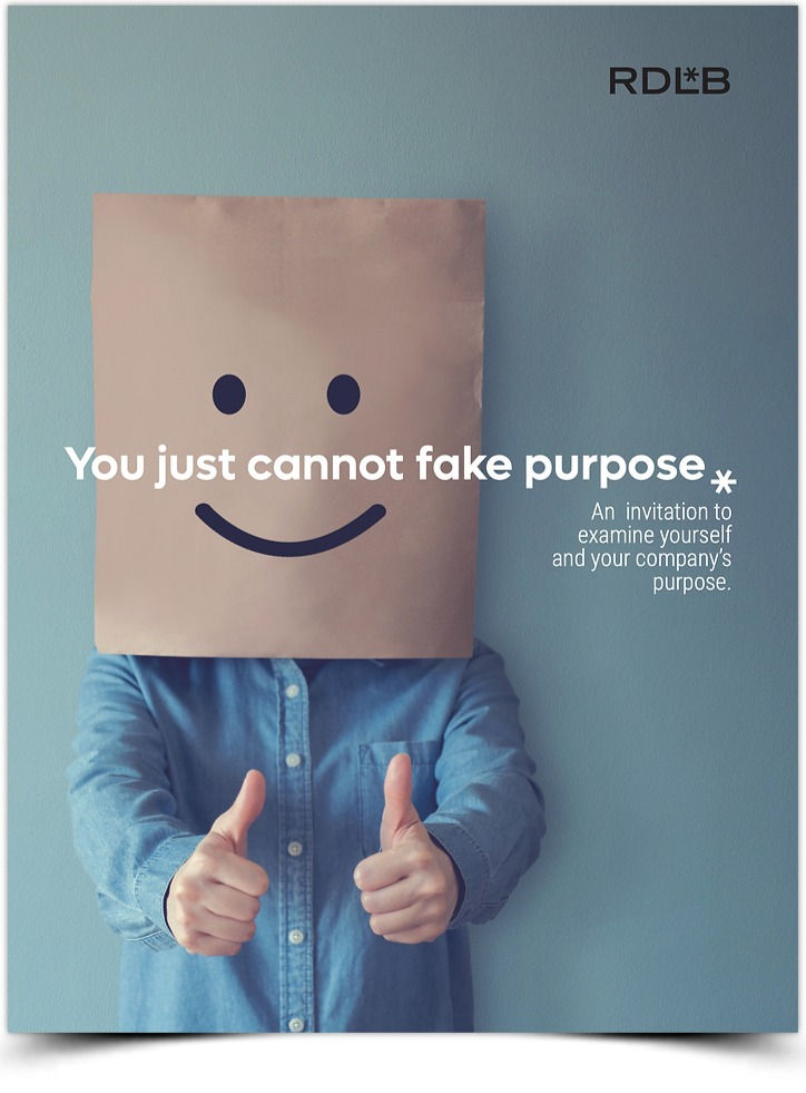 you just cannot fake purpose