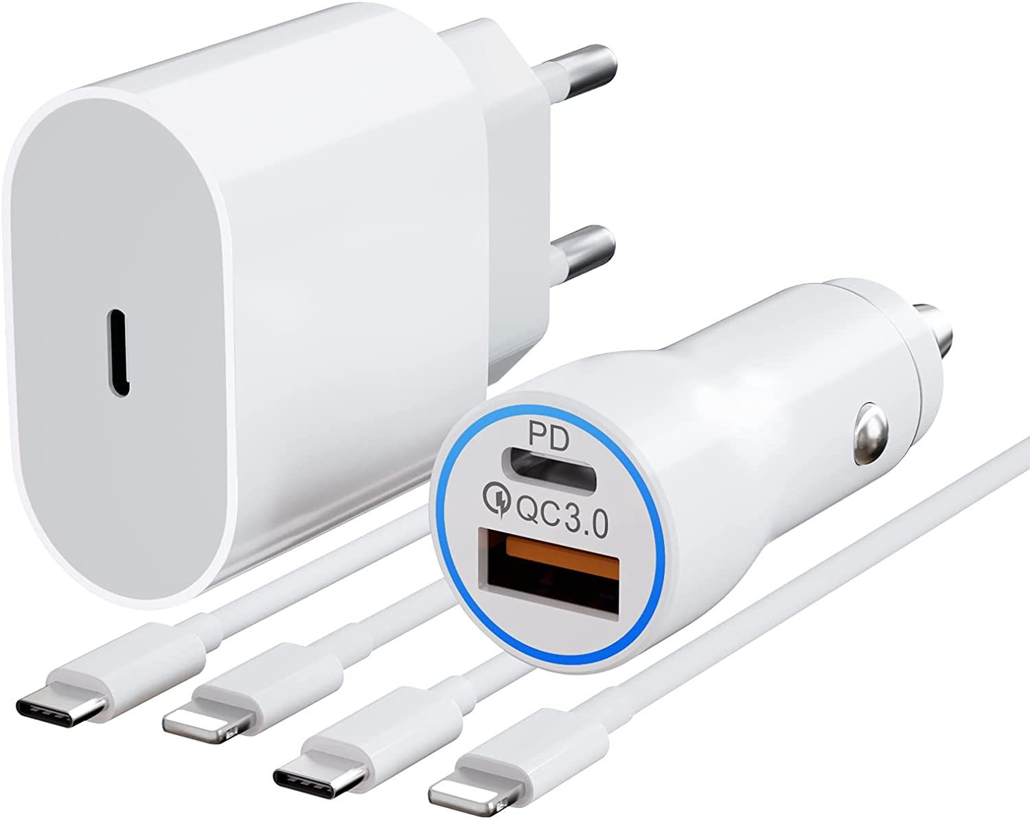 IPhone schnellladegerät USB C Auto Ladegerät