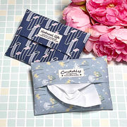 ポケットティッシュケース1枚布裏地付きの作り方・型紙