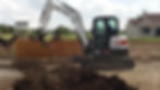 Mini Excavator with Custom Bucket