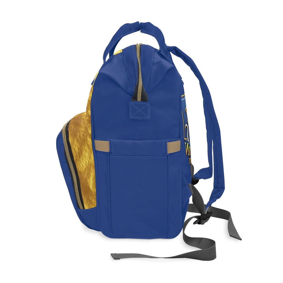 Thumbnail: Multifunctional Backpack with Gold Dragon Design
