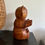 Miniature : Ours ancien en bois 