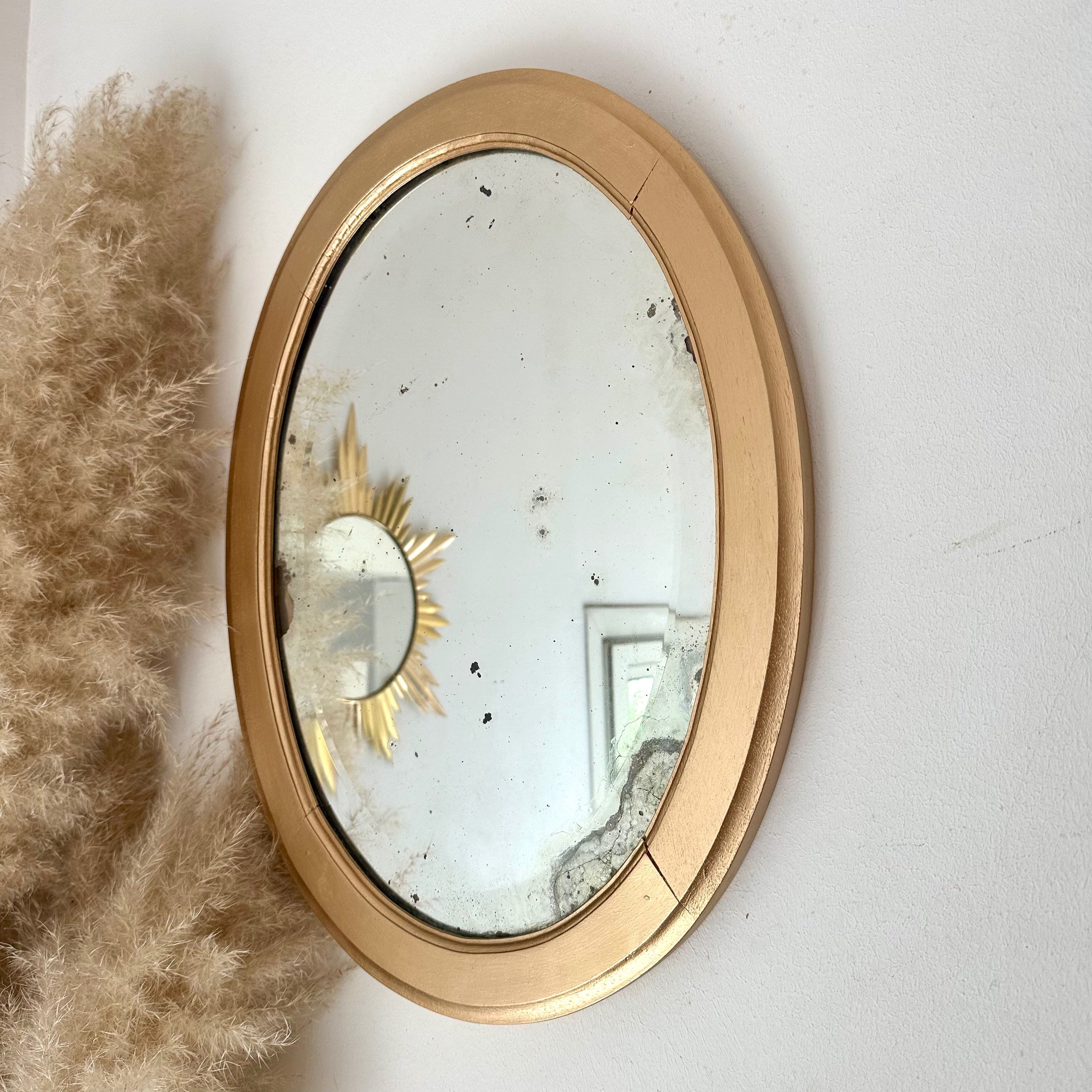 Miroir ancien doré