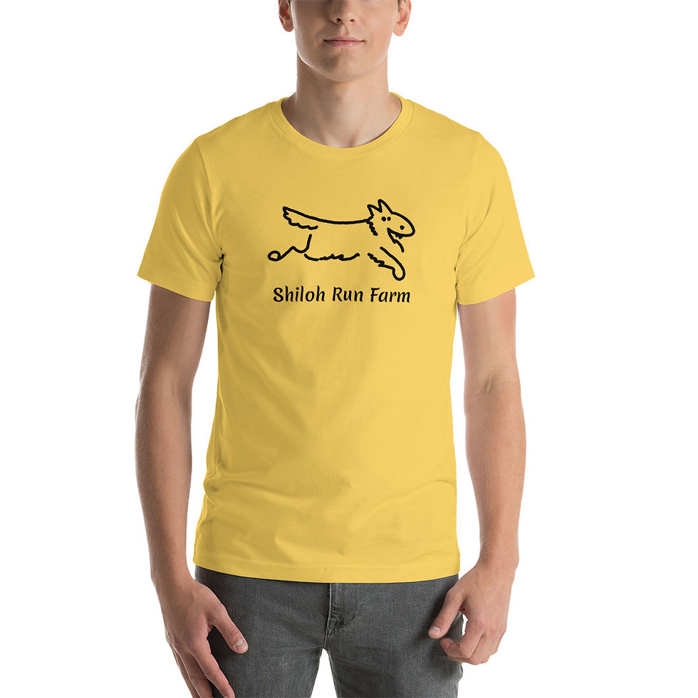 Thumbnail: Happy Shiloh Run Short-Sleeve Unisex T-Shirt