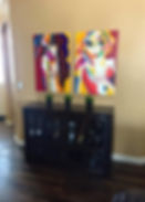 Commission pieces in their home