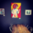 Gallery display at Rural Routes Brewing
