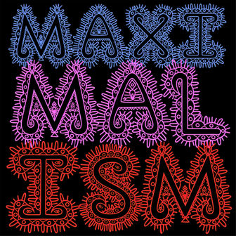 A Latin script typeface based on the Rabari pastoral nomadic community from Kutch and Sindh—that says MAXIMALISM, font design, type design, South Asia, India