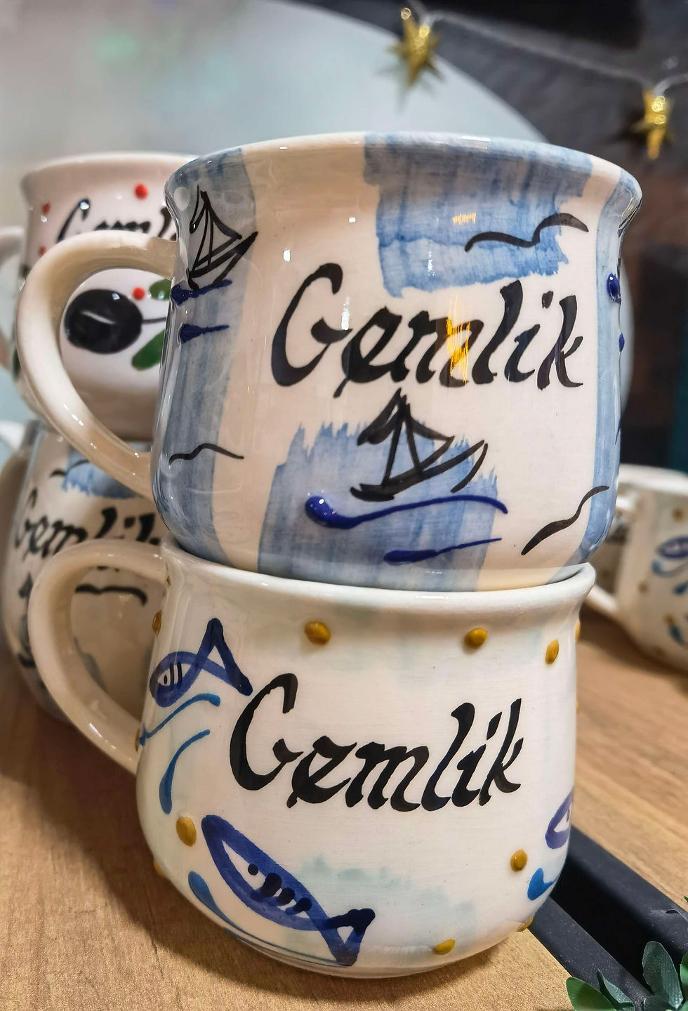 Küçük resim: GEMLİK Temalı El İşçiliği Kupalar