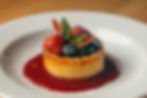 Vasco de chocolate: con ganache amargo y frutos del bosque.
