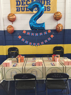 Sports Basketball Happy Birthday Banner 4
