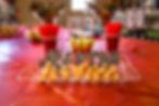 Cheese Flags and Table Food