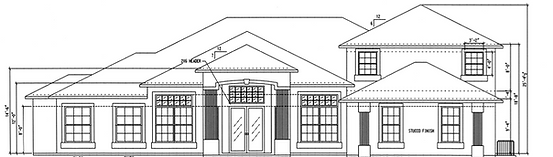 Custom Home Elevation