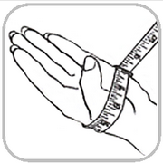 Mesurer son tour de main pour un bracelet rigide