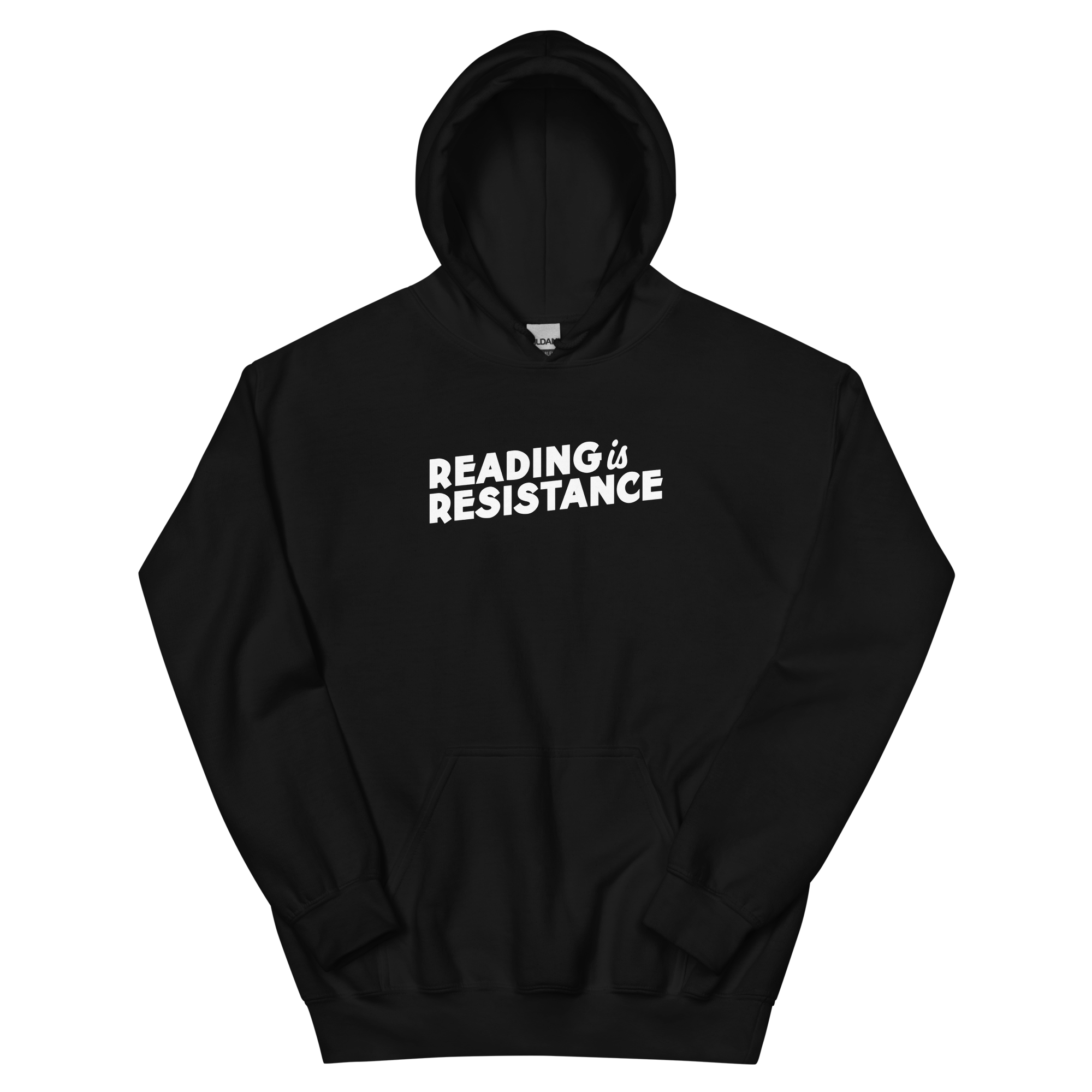 Reading Is Resistance Logo Print hoodie