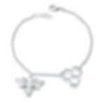 Thumbnail: Honeycomb Bee Sterling Silver Bracelet