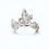 Thumbnail: AUTUMN LEAF SILVER RING WITH AMETHYST