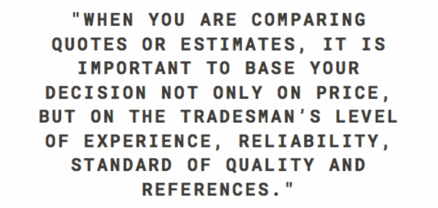 Choosing the quote that is right for you