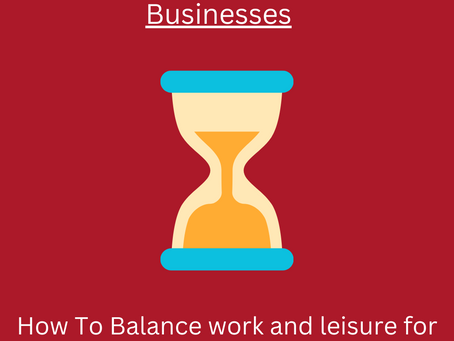 Time management 101 for startups: How to balance work and leisure for social wellbeing and financial success.