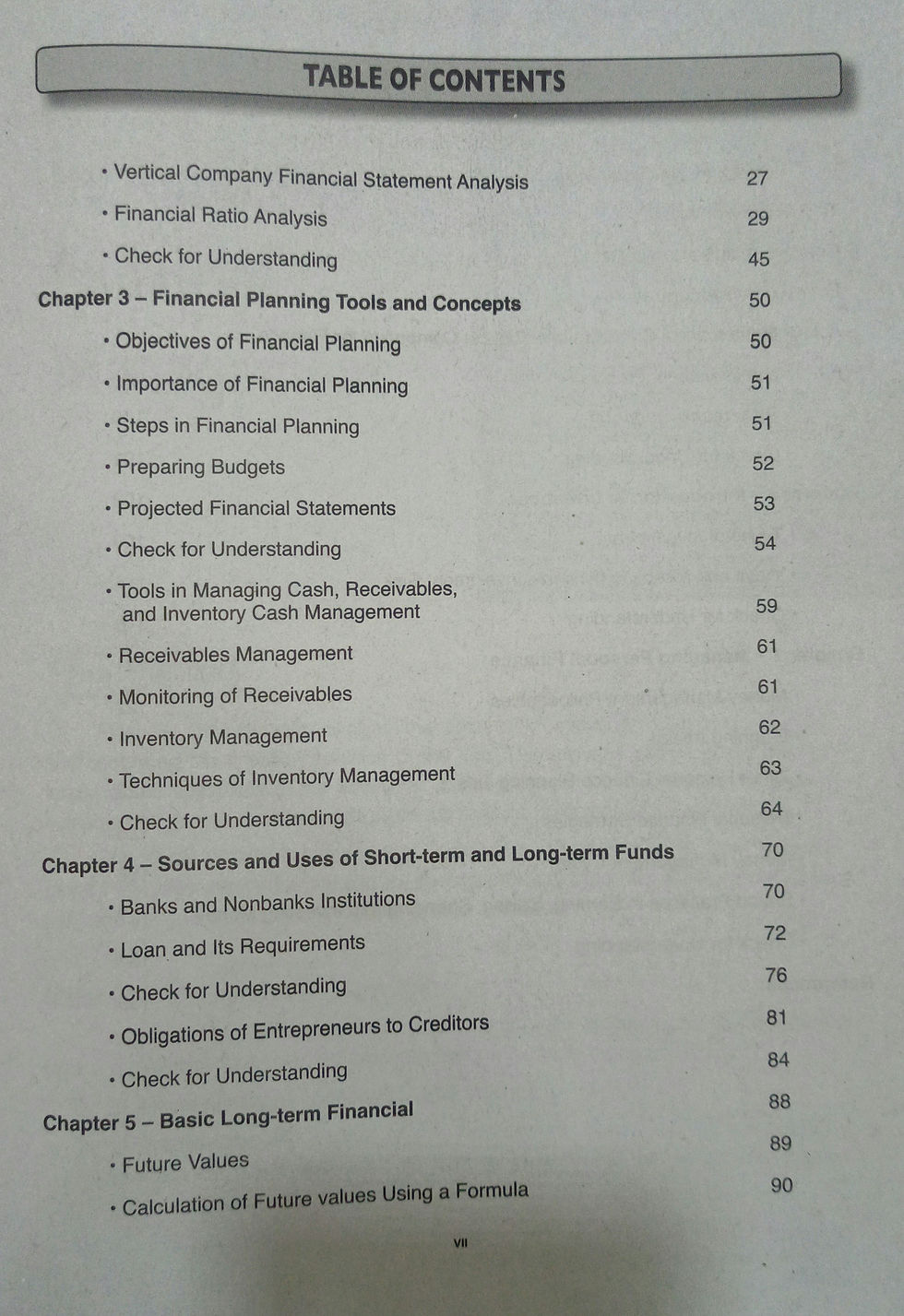 Thumbnail: Business finance for Senior High School