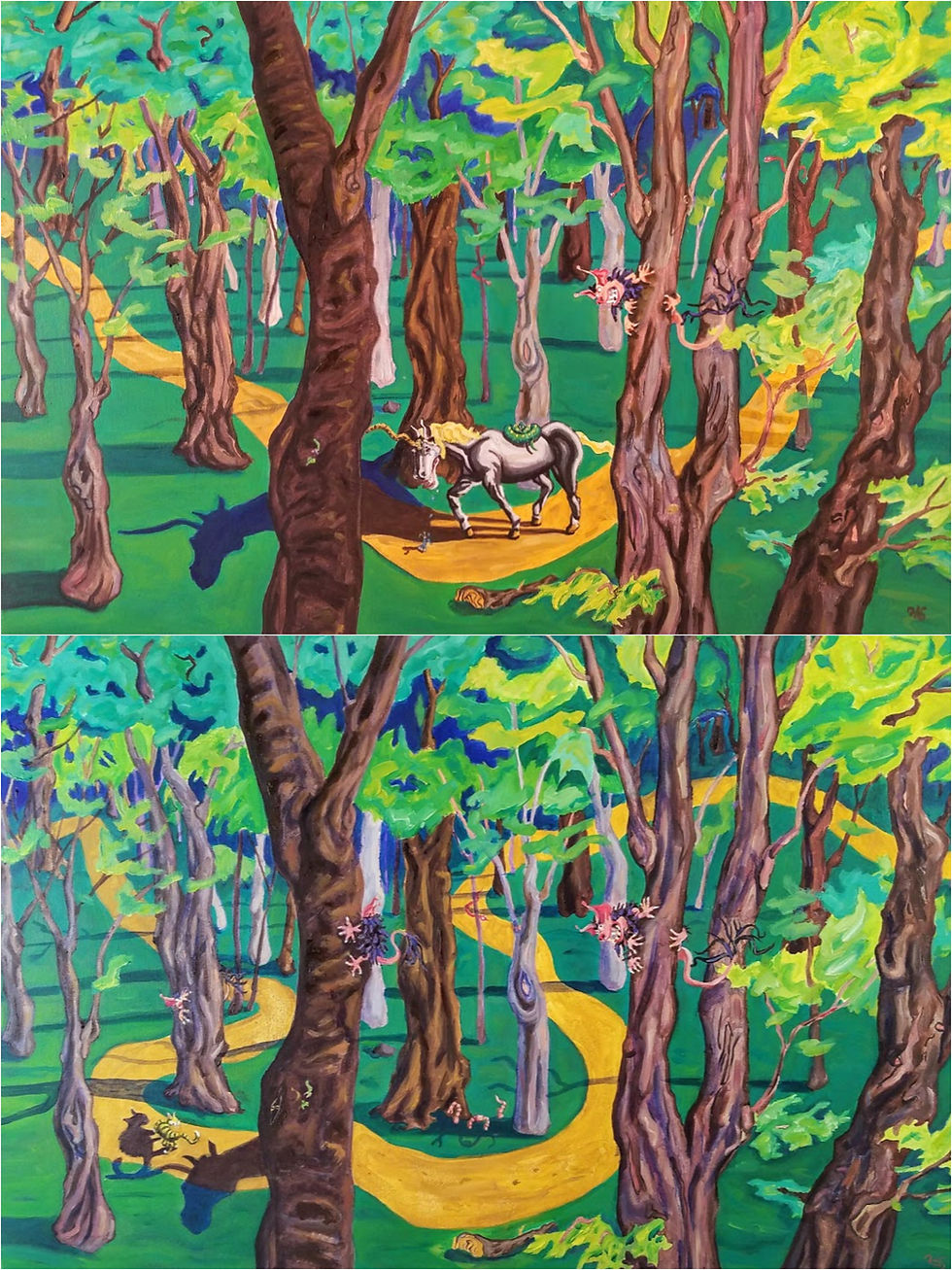 A False Unicorn,  ...Lingering