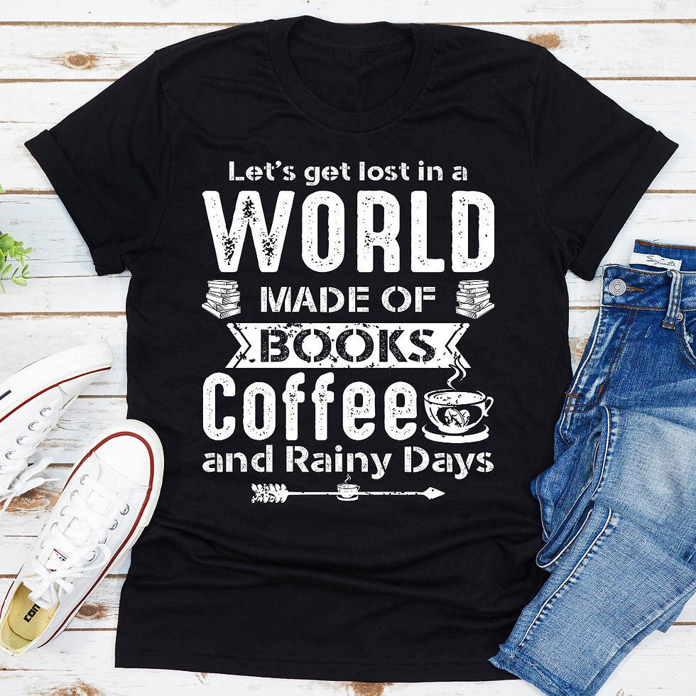Thumbnail: Let's Get Lost in a World Made of Books T-Shirt