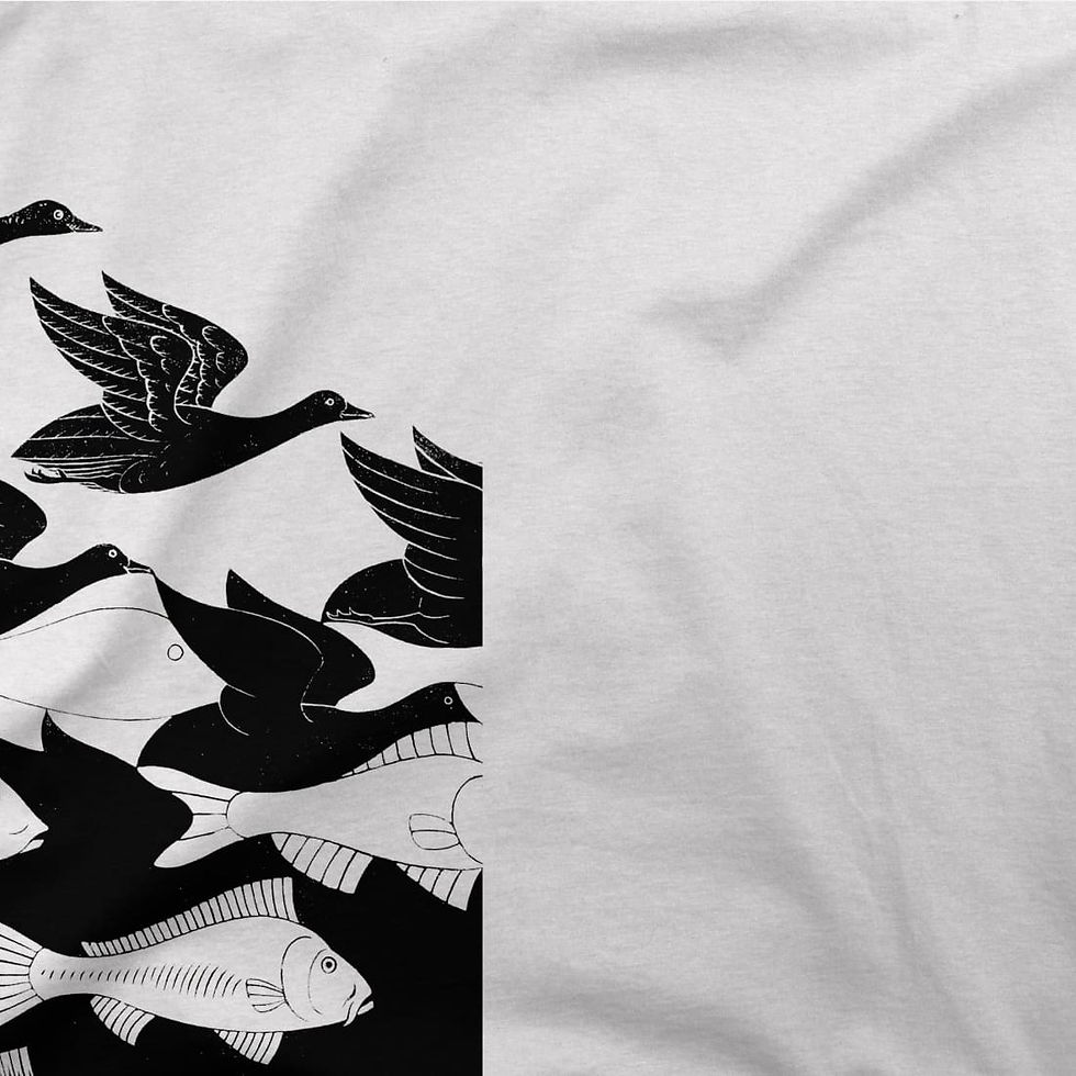 Thumbnail: MC Escher Sky and Water I Art T-Shirt