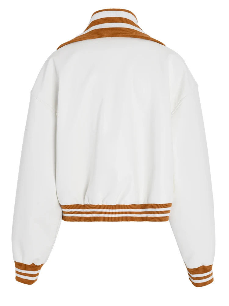 Miniature : Color-Block PU Leather Jacket, Soho | Women - BYMANYC ® New York