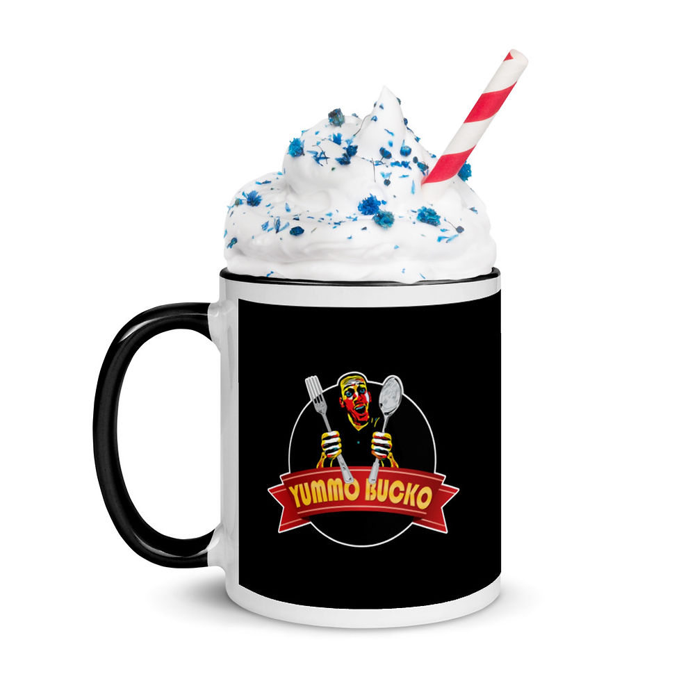 Yummo Bucko Mug with Black Color Inside 11 oz.