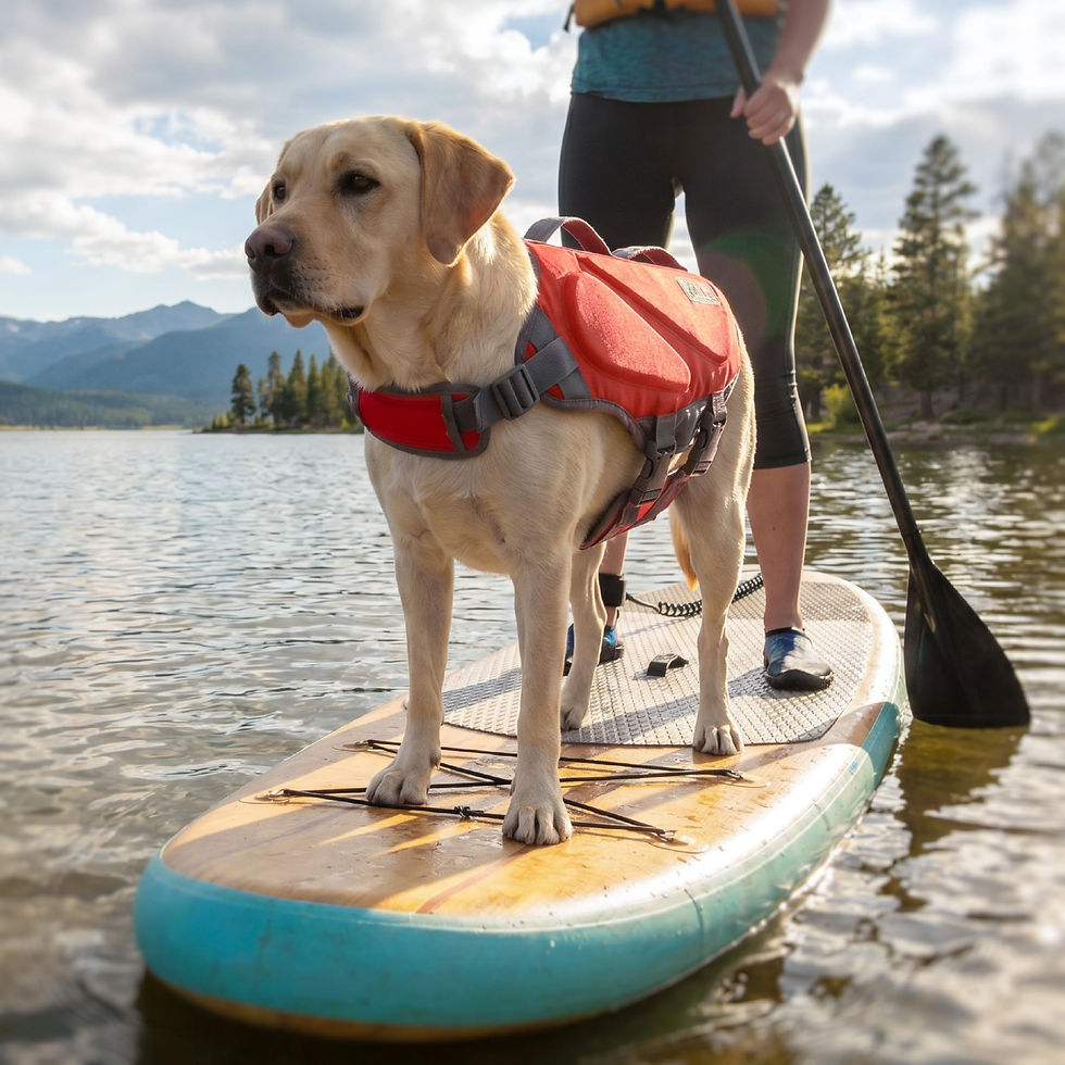 Thumbnail: Outward Hound Dawson Swim Red Dog Life Jacket, Large